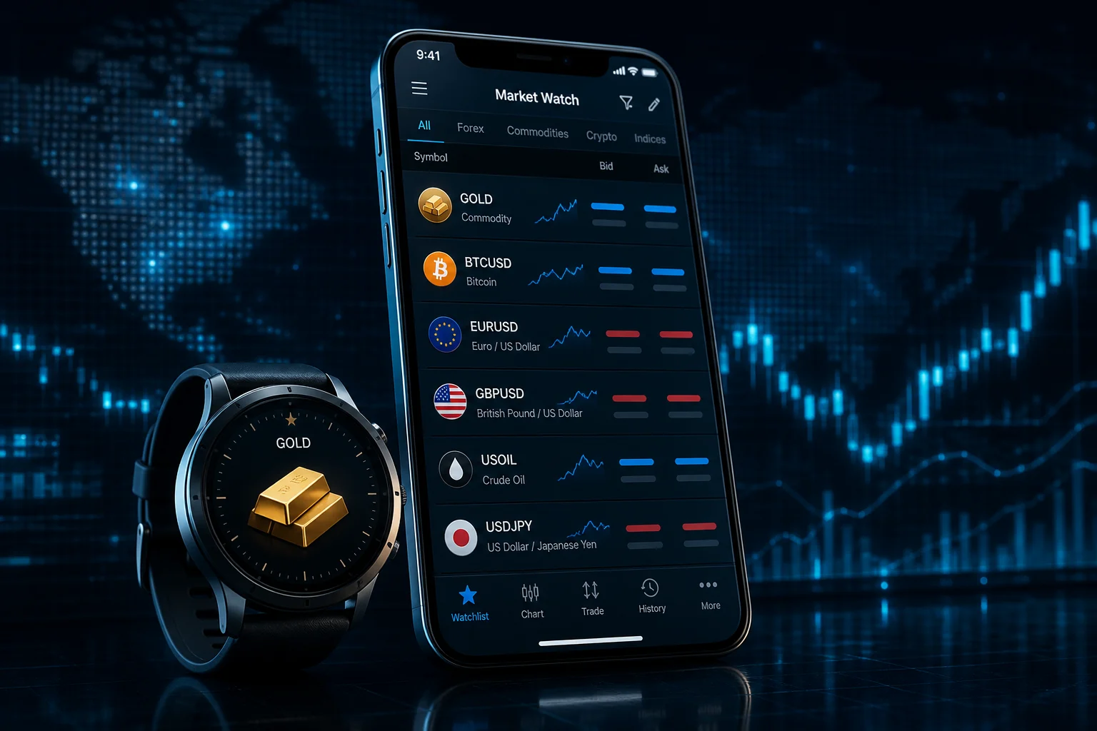 Trading Market Watch Android app